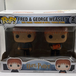 Funko POP! Harry Potter Fred & George Weasley 2 Pack FRENLY BRICKS - Open 7 Days