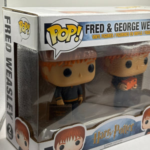 Funko POP! Harry Potter Fred & George Weasley 2 Pack FRENLY BRICKS - Open 7 Days