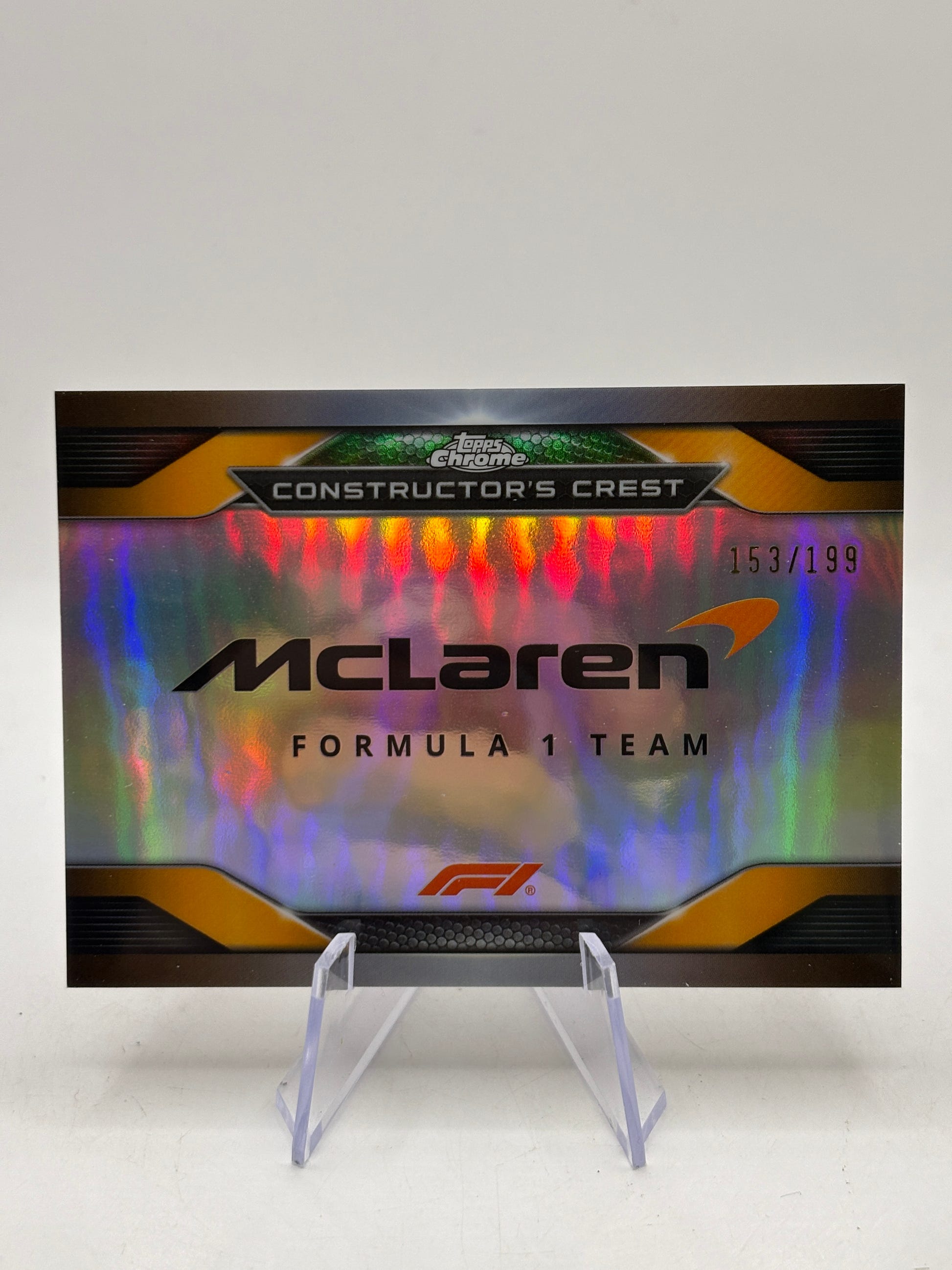 Topps Chrome F1 Formula 1 Team #CC-MCL Silver Refractor /199 image 1