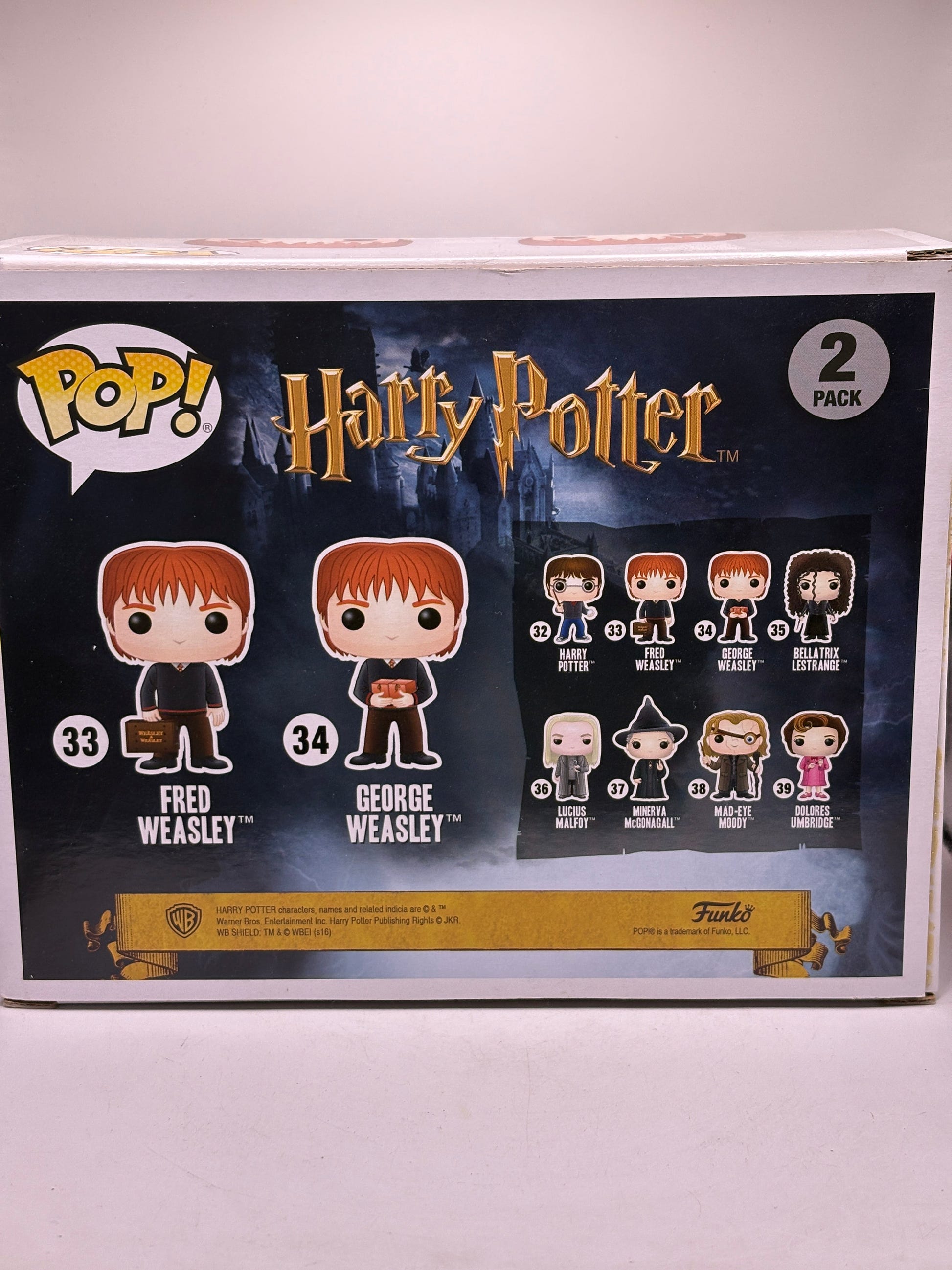 Funko POP! Harry Potter Fred & George Weasley 2 Pack FRENLY BRICKS - Open 7 Days image 4