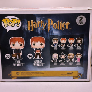 Funko POP! Harry Potter Fred & George Weasley 2 Pack FRENLY BRICKS - Open 7 Days