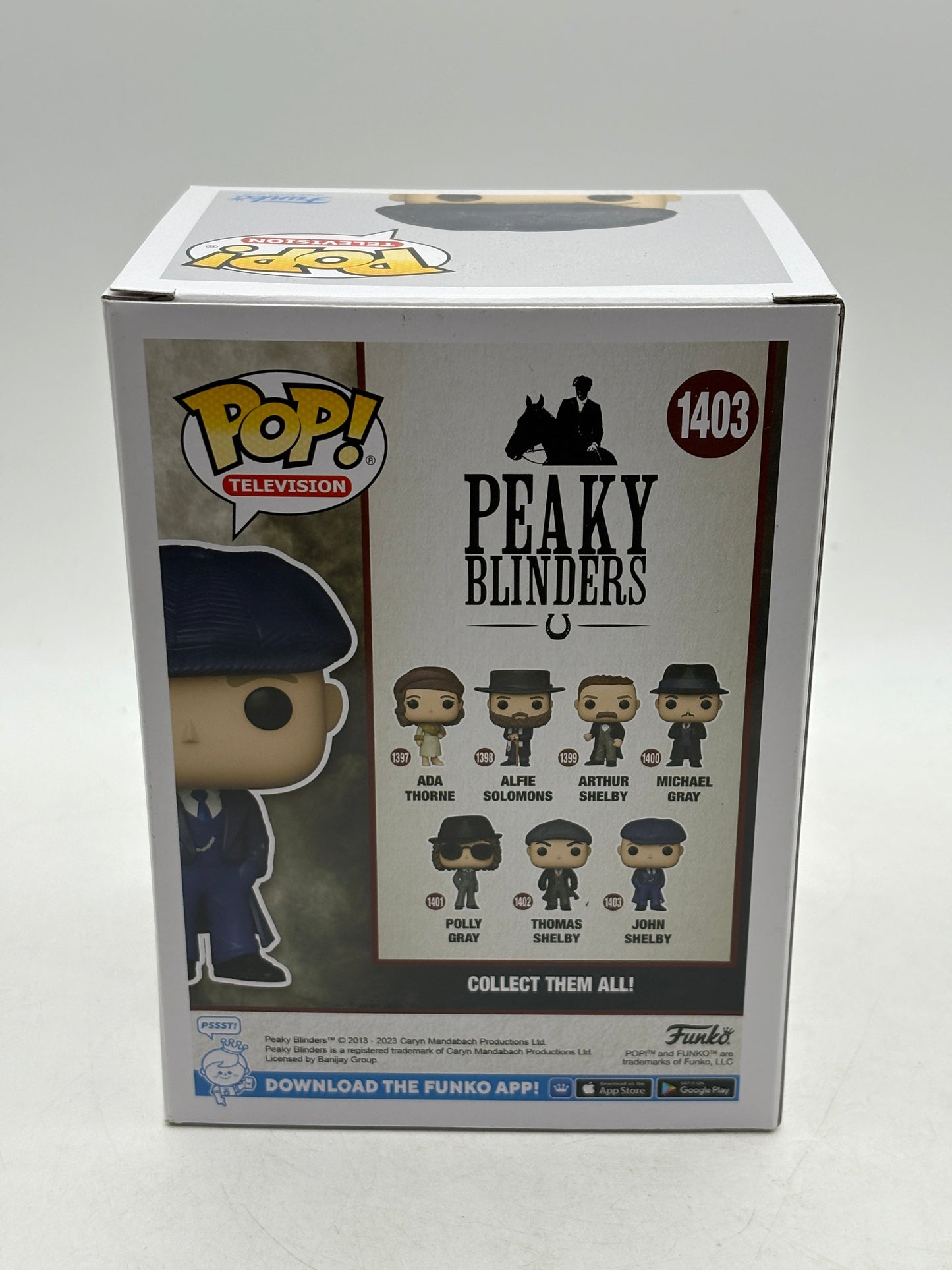 Funko POP! Television Peaky Blinders #1403 John Shelby Vinyl Figure FRENLY BRICKS - Open 7 Days