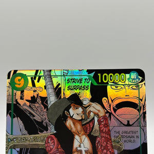 One Piece TCG OP14 - Dracule Mihawk OP14-119 Sec* Alternate Art Manga NM / M FRENLY BRICKS - Open 7 Days