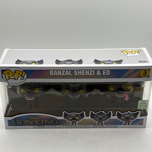 Funko Pop! Disney Lion King Hyenas Banzai, Shenzi & Ed 3 Pack 2019 Spring FRENLY BRICKS - Open 7 Days