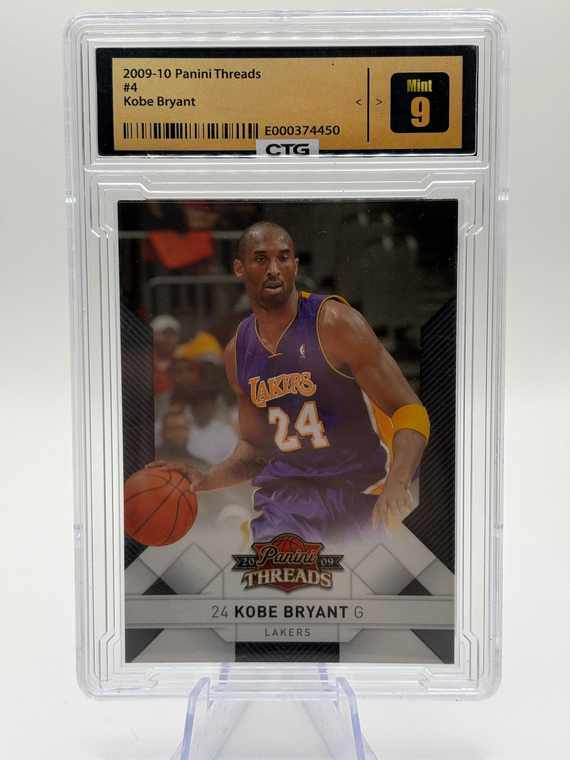 2009-10 Panini Threads #4 Kobe Bryant CTG 9 Mint FRENLY BRICKS - Open 7 Days image 1