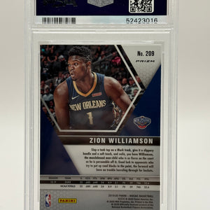 2019 Panini Mosaic Zion Williamson ROOKIE CARD #209 PSA 10 GEM MINT FRENLY BRICKS - Open 7 Days