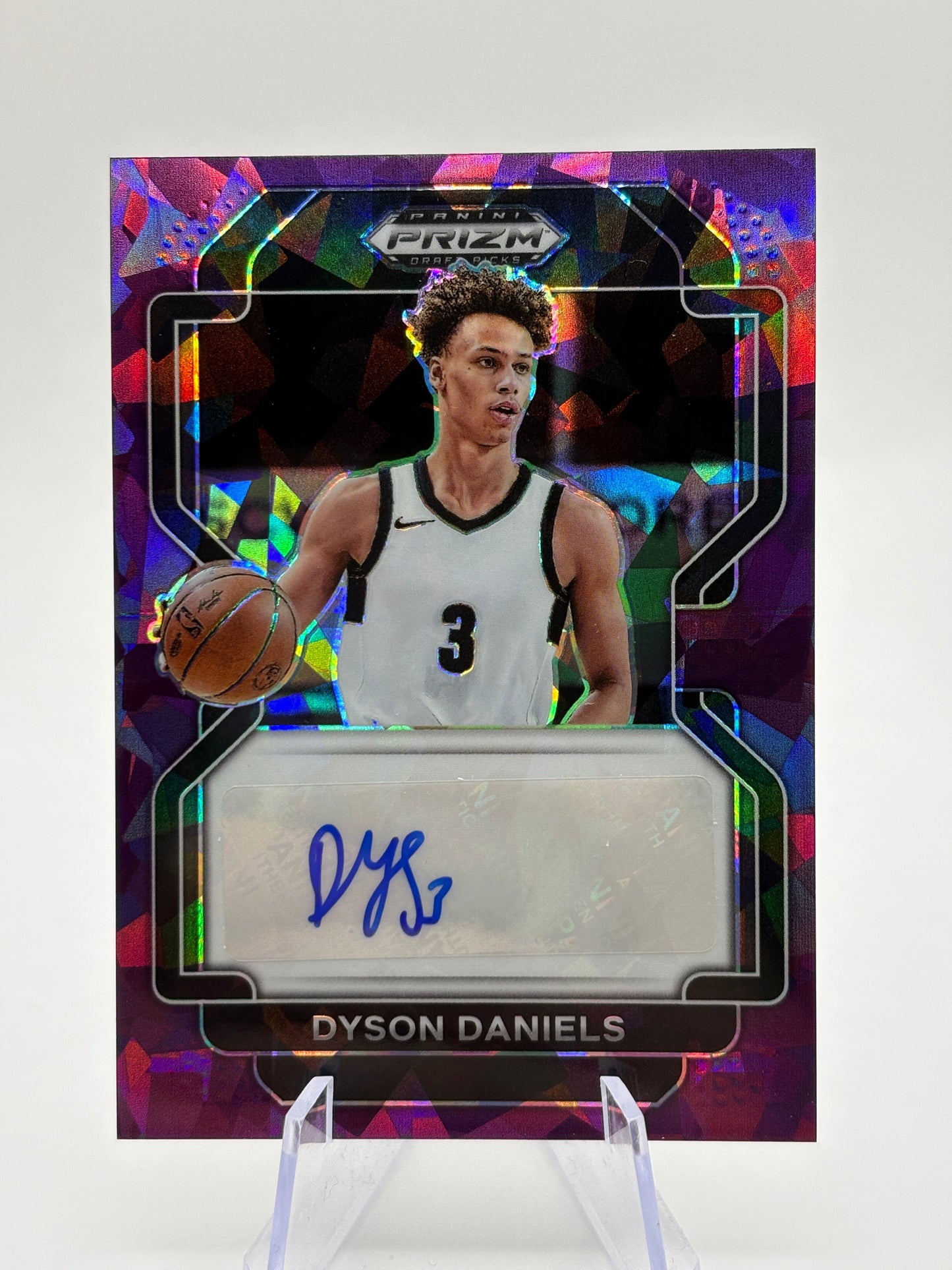 2022-23 Panini Prizm Draft Picks Auto Dyson Daniels Purple Ice Prizm /99 (RC) FRENLY BRICKS - Open 7 Days