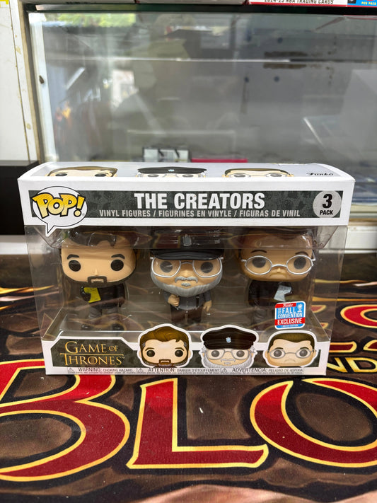 Funko Pop! Vinyl Figure - Game of Thrones - The Creators 3-Pack - 2018 Fall Excl FRENLY BRICKS - Open 7 Days