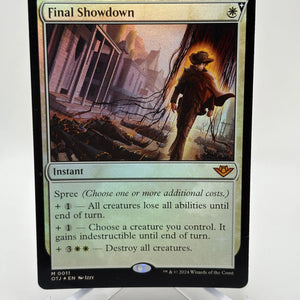 Magic The Gathering - Final Showdown Foil Mythic #0011 OTJ LP FRENLY BRICKS - Open 7 Days