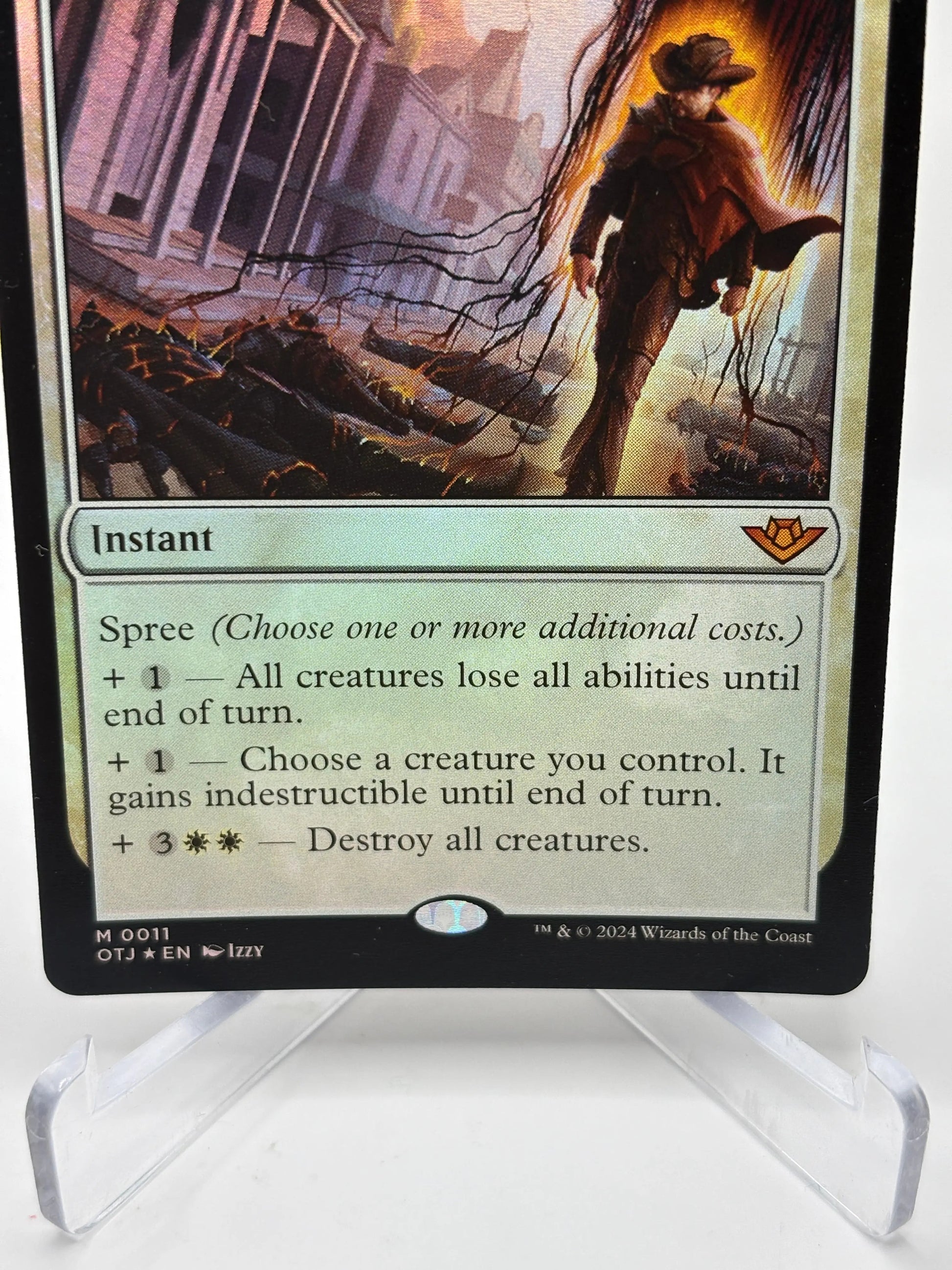 Magic The Gathering - Final Showdown Foil Mythic #0011 OTJ LP FRENLY BRICKS - Open 7 Days