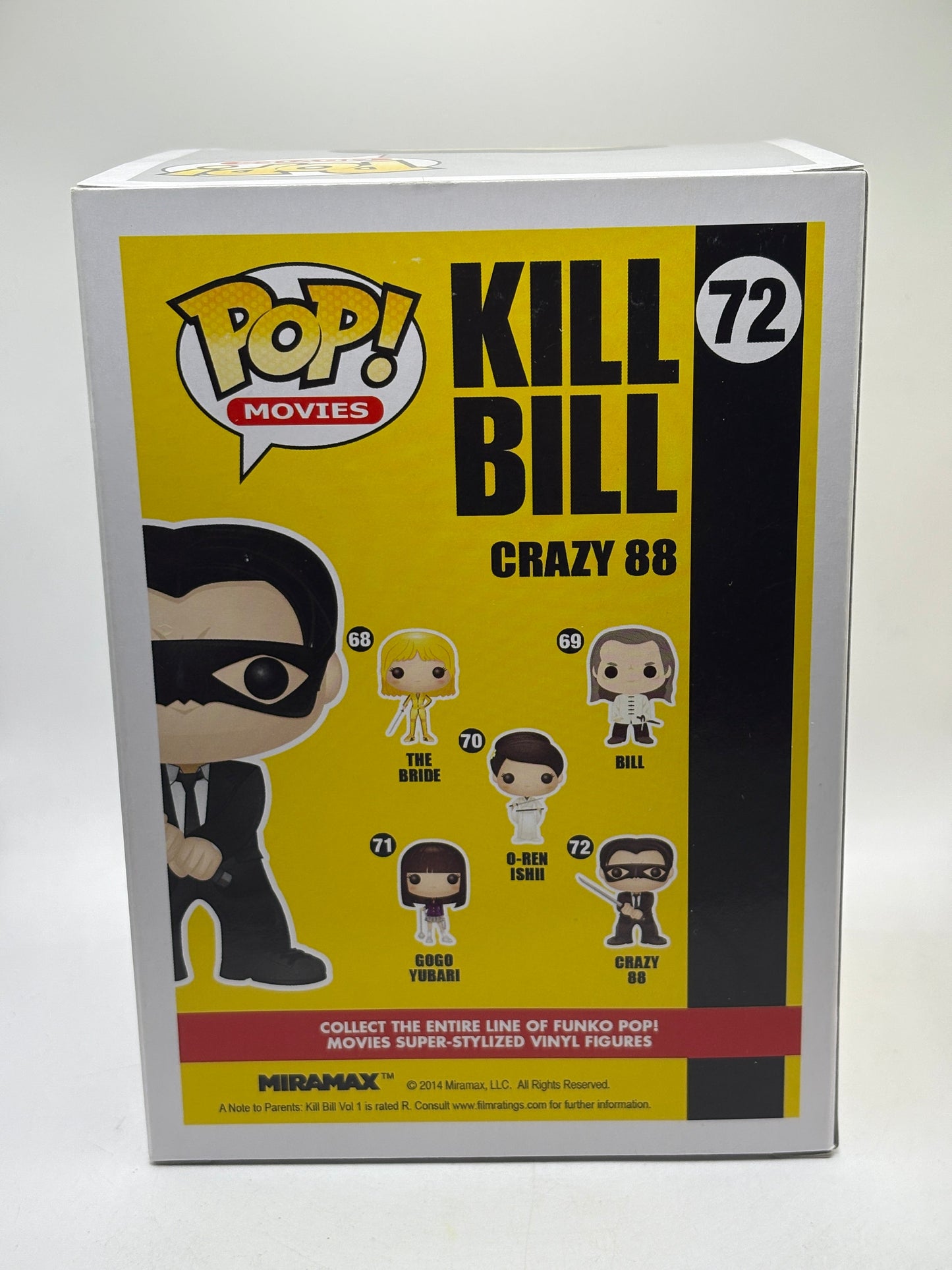 Funko POP! Movies Kill Bill #72 Crazy 88 Vinyl Figure 2014 FRENLY BRICKS - Open 7 Days