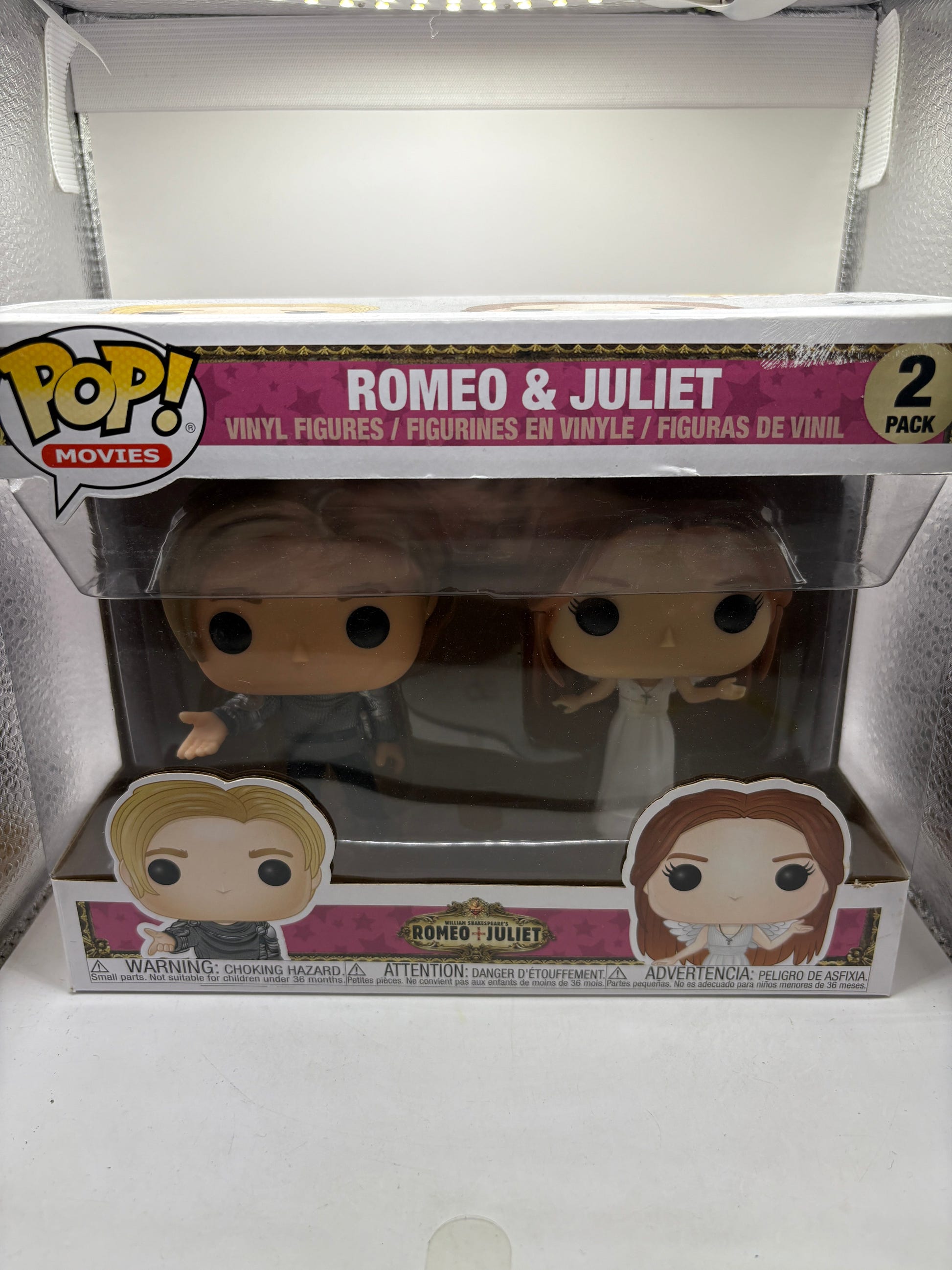 Funko POP! Movies Romeo & Juliet 2 Pack Vinyl Figures 2018 image 1