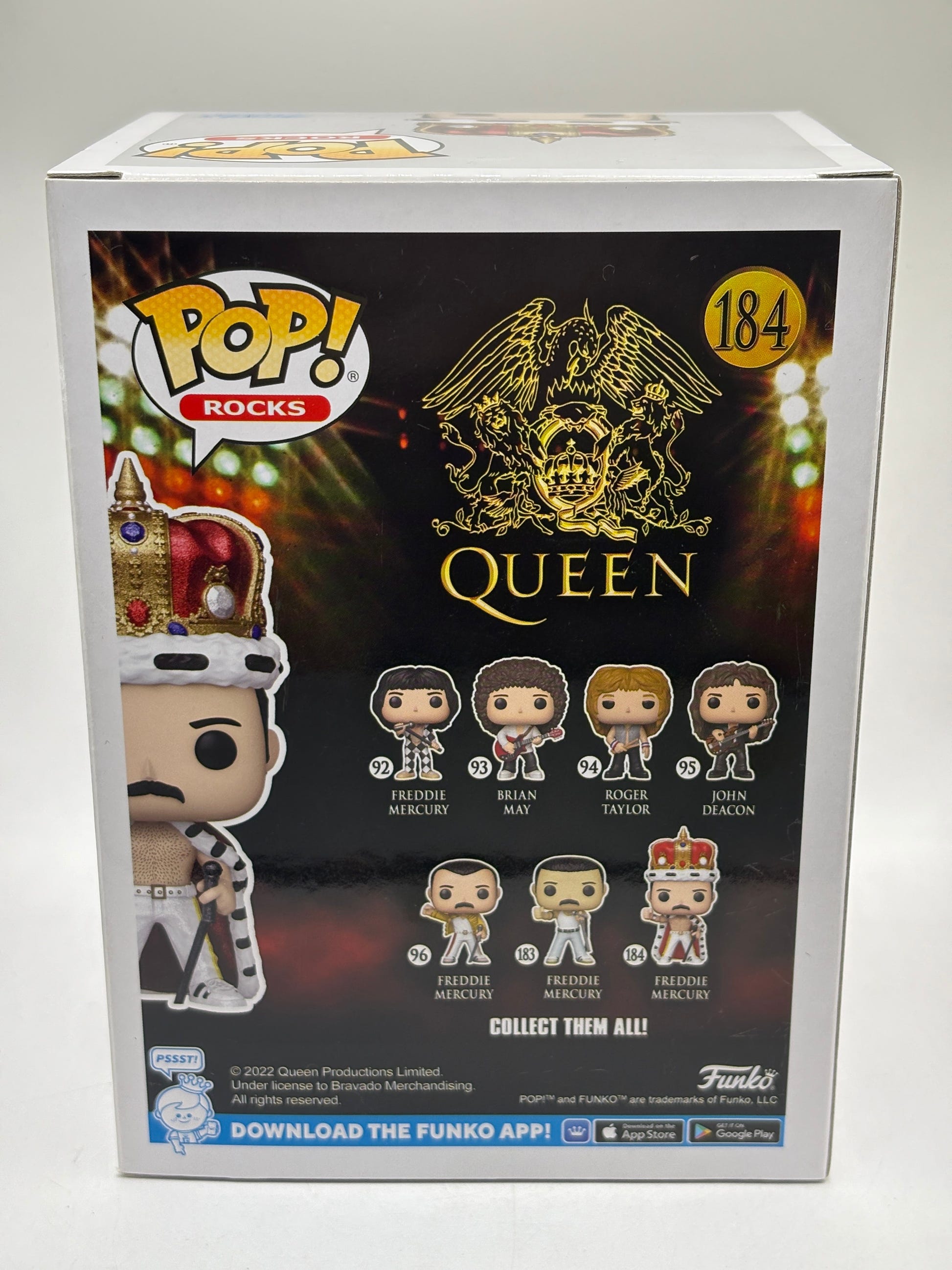 Funko POP! Rocks Queen #184 Freddie Mercury Diamond Special Edition, photo 3 image 3