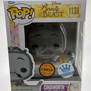 Funko POP! Beauty and the Beast #1138 Cogsworth Limited Chase FRENLY BRICKS - Open 7 Days