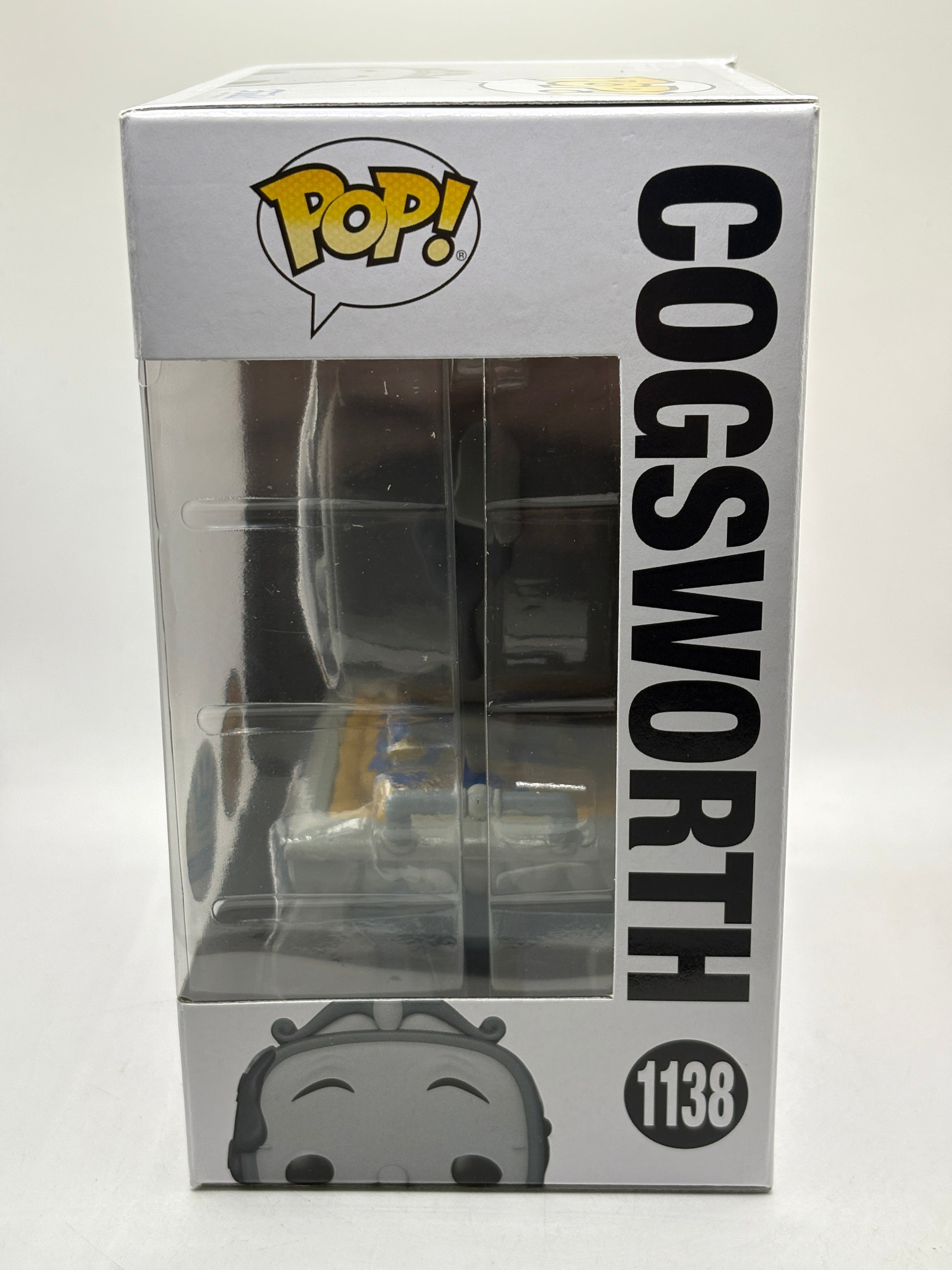 Funko POP! Beauty and the Beast #1138 Cogsworth Limited Chase FRENLY BRICKS - Open 7 Days
