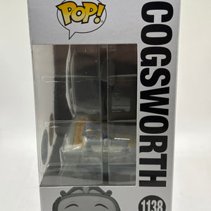 Funko POP! Beauty and the Beast #1138 Cogsworth Limited Chase FRENLY BRICKS - Open 7 Days