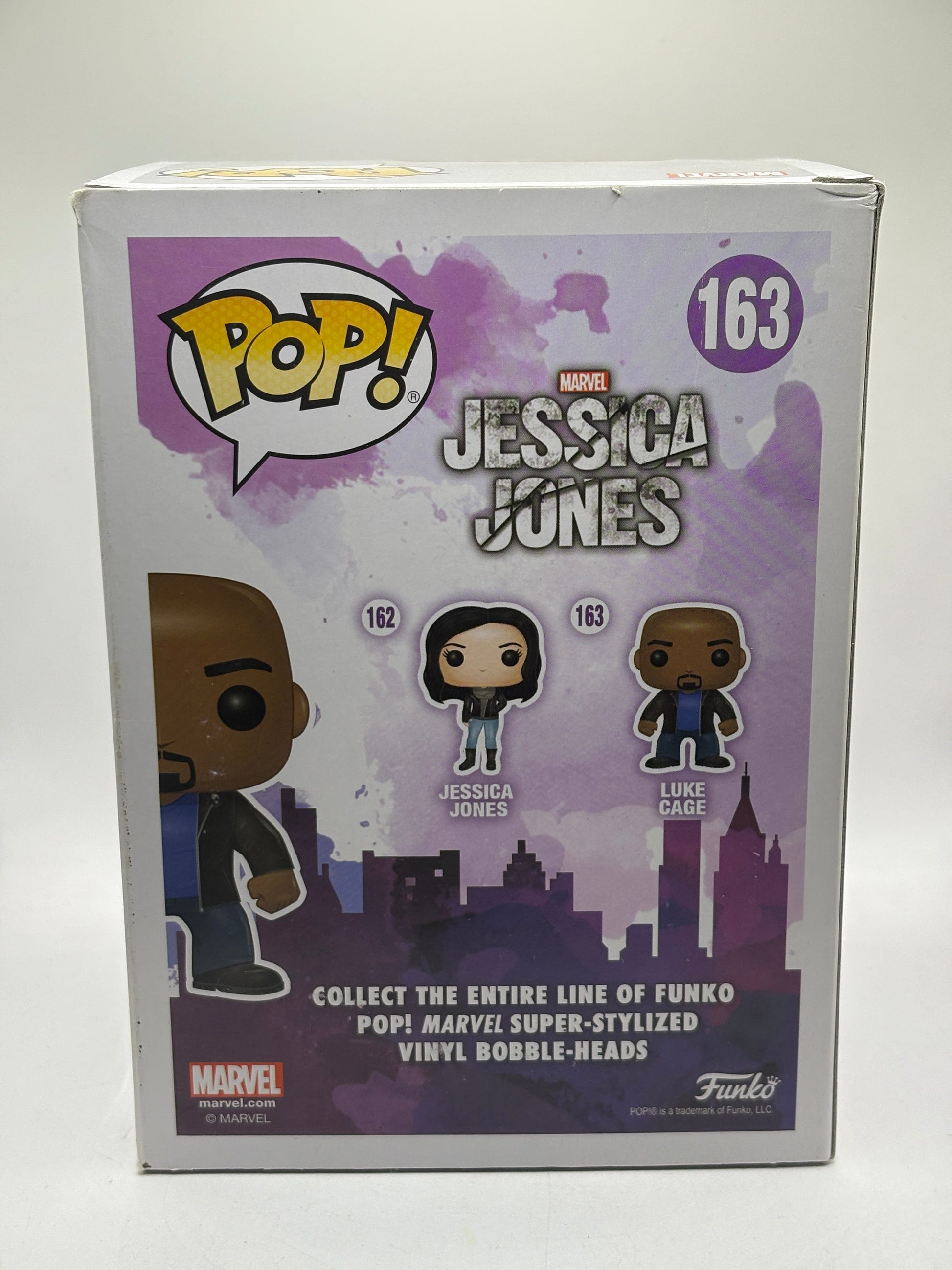Funko POP! Marvel Jessica Jones #163 Luke Cage Vinyl Bobble Head FRENLY BRICKS - Open 7 Days image 3