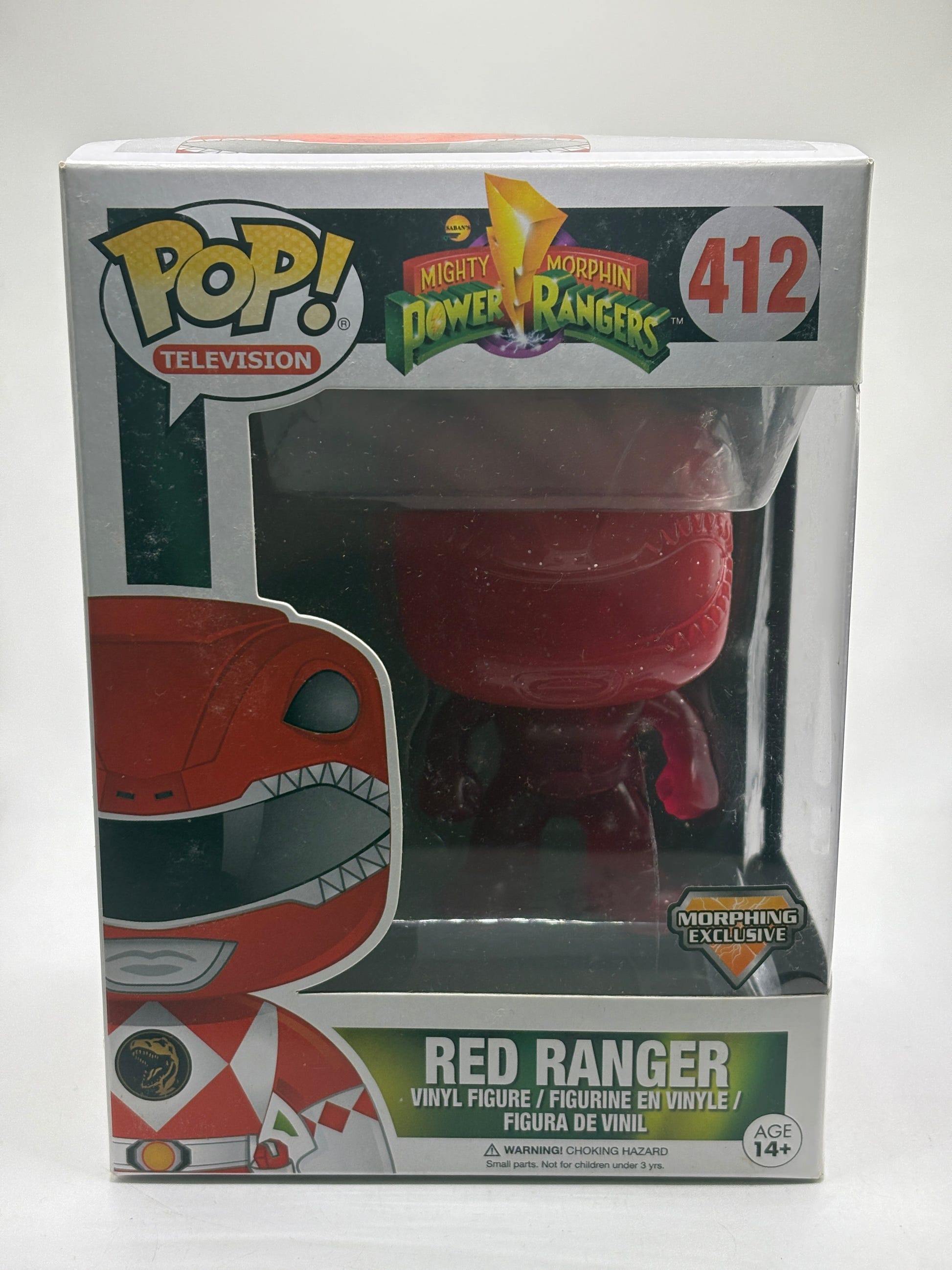 Funko POP! Power Rangers #412 Red Ranger Morphing Exclusive FRENLY BRICKS - Open 7 Days image 1