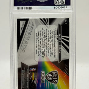 2021-22 Prizm #3 James Harden Prizmatic Fast Break Gem Mint PSA 10 FRENLY BRICKS - Open 7 Days