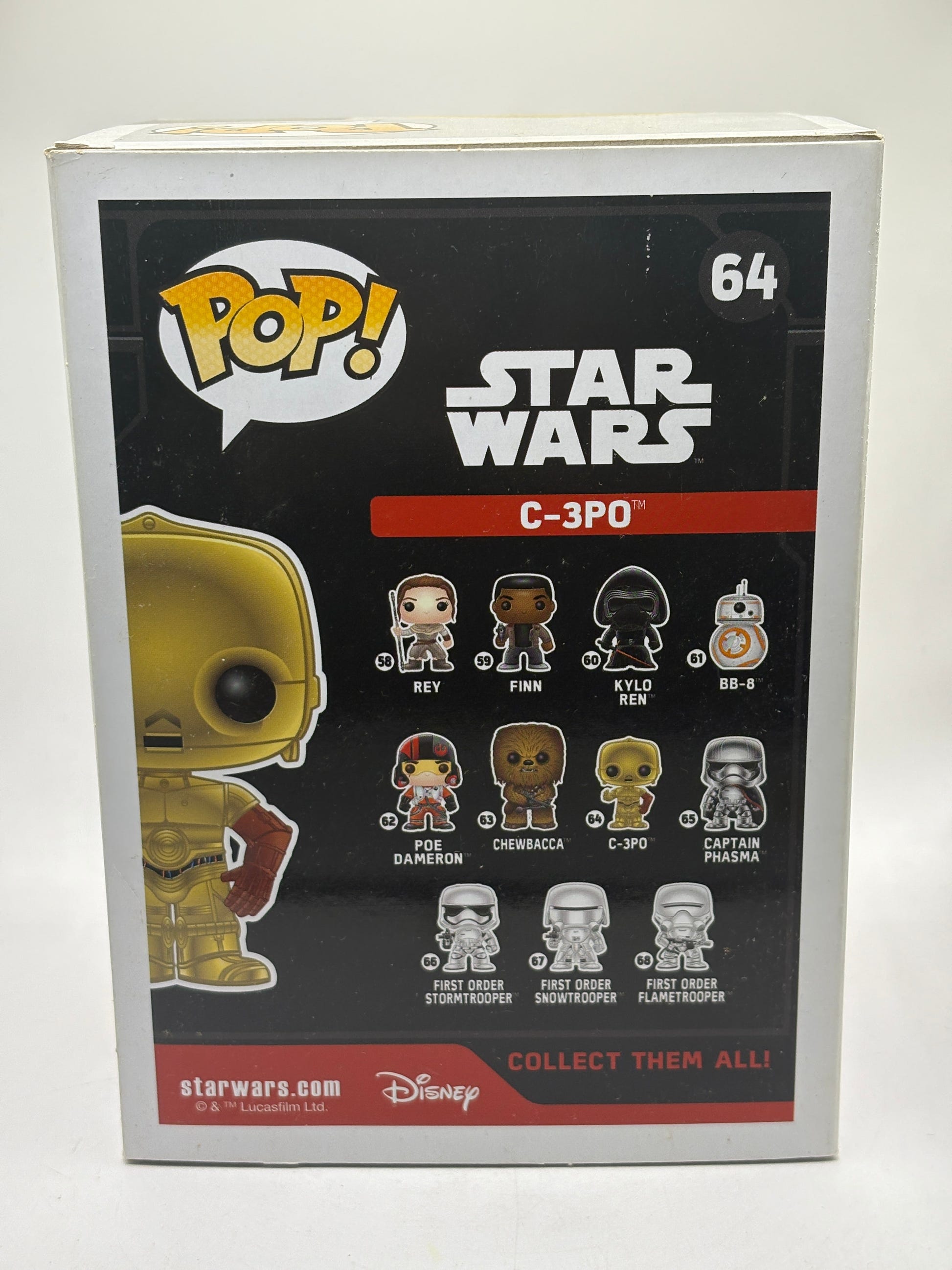 Funko POP! Star Wars #64 C-3PO Barnes & Noble Exclusive FRENLY BRICKS - Open 7 Days image 3