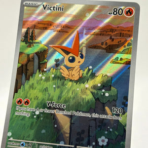 Pokemon TCG SVP Promos - Victini SVP208 Black Star Promo Illustration Rare NM FRENLY BRICKS - Open 7 Days