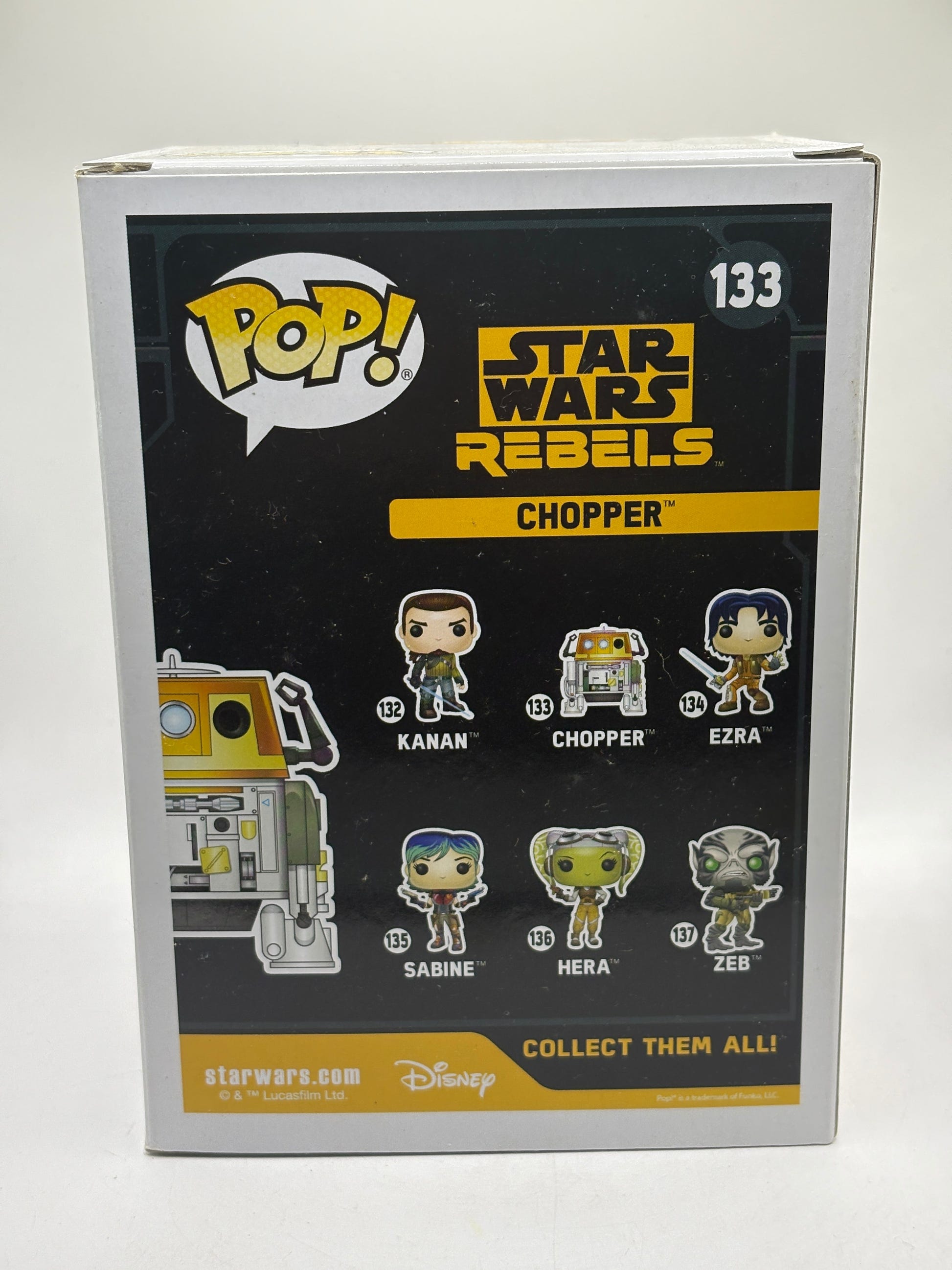 Funko POP! Star Wars Rebels #133 Chopper Vinyl Bobble Head FRENLY BRICKS - Open 7 Days image 3