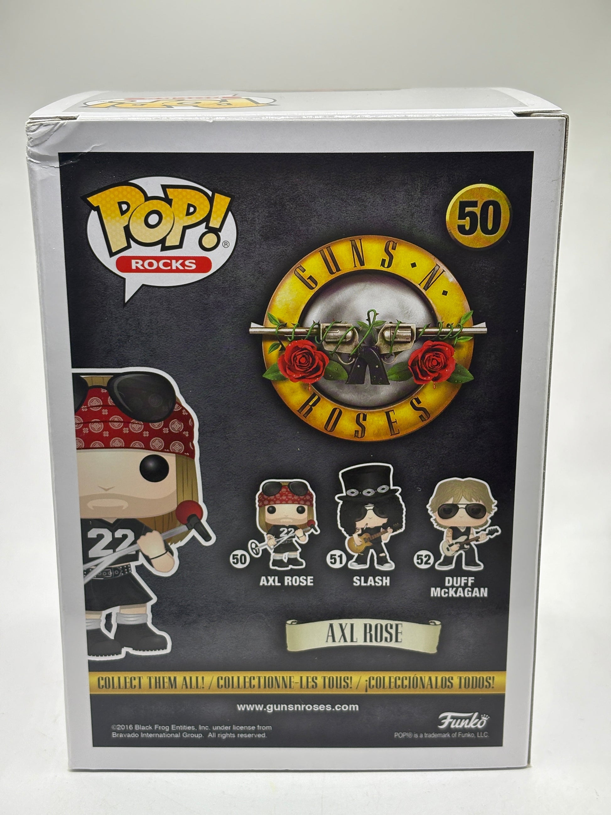 Funko POP! Rocks Guns n Roses #50 Axl Rose Vinyl Figure FRENLY BRICKS - Open 7 Days