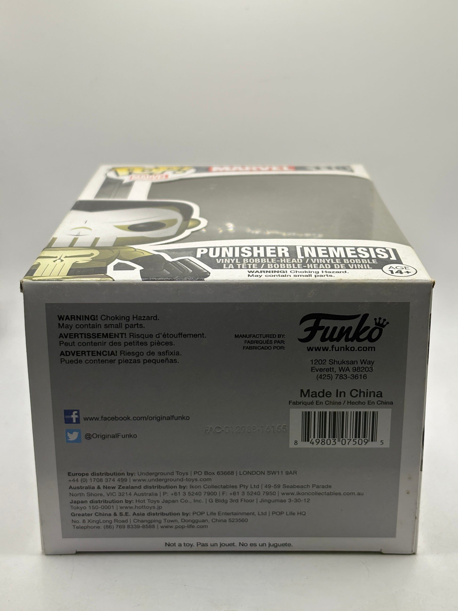 Funko POP! Marvel #118 Punisher [Nemesis] Vinyl Bobble Head FRENLY BRICKS - Open 7 Days image 6
