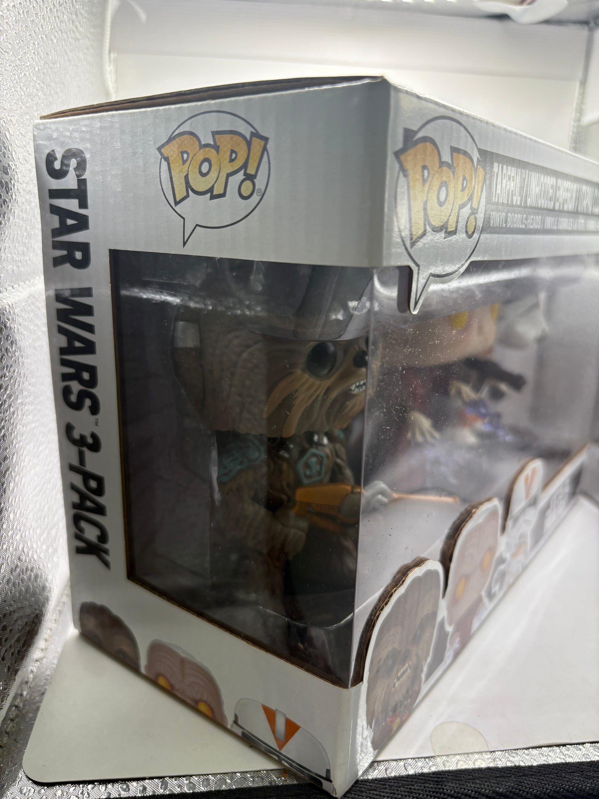 Funko POP! Star Wars 3-Pack Tarfful Unhooded Emperor Utapau Clone Trooper, photo 2 image 2