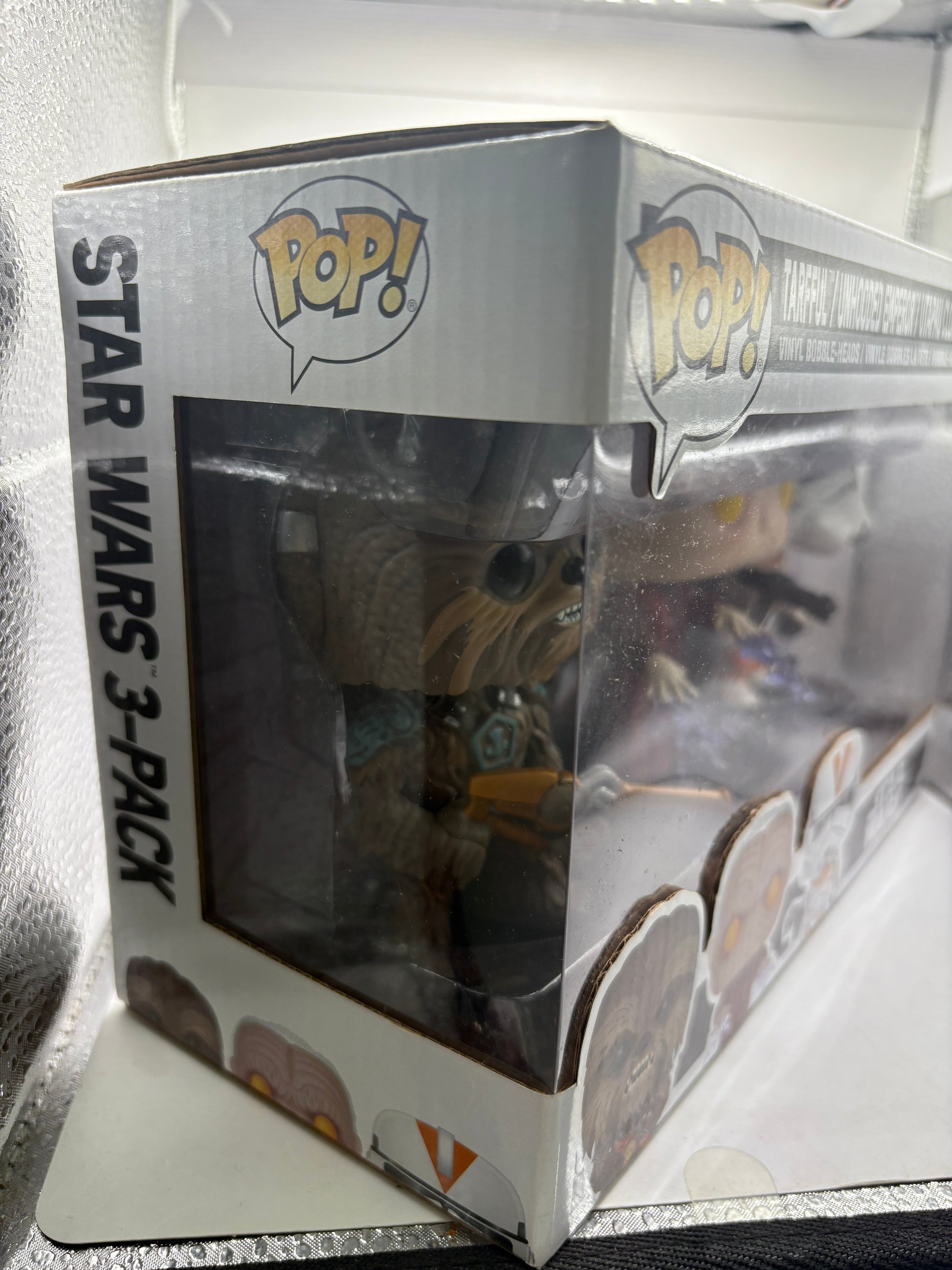 Funko Pop! Star Wars 3-Pack Tarfful Unhooded Emperor Utapau Clone Trooper FRENLY BRICKS - Open 7 Days