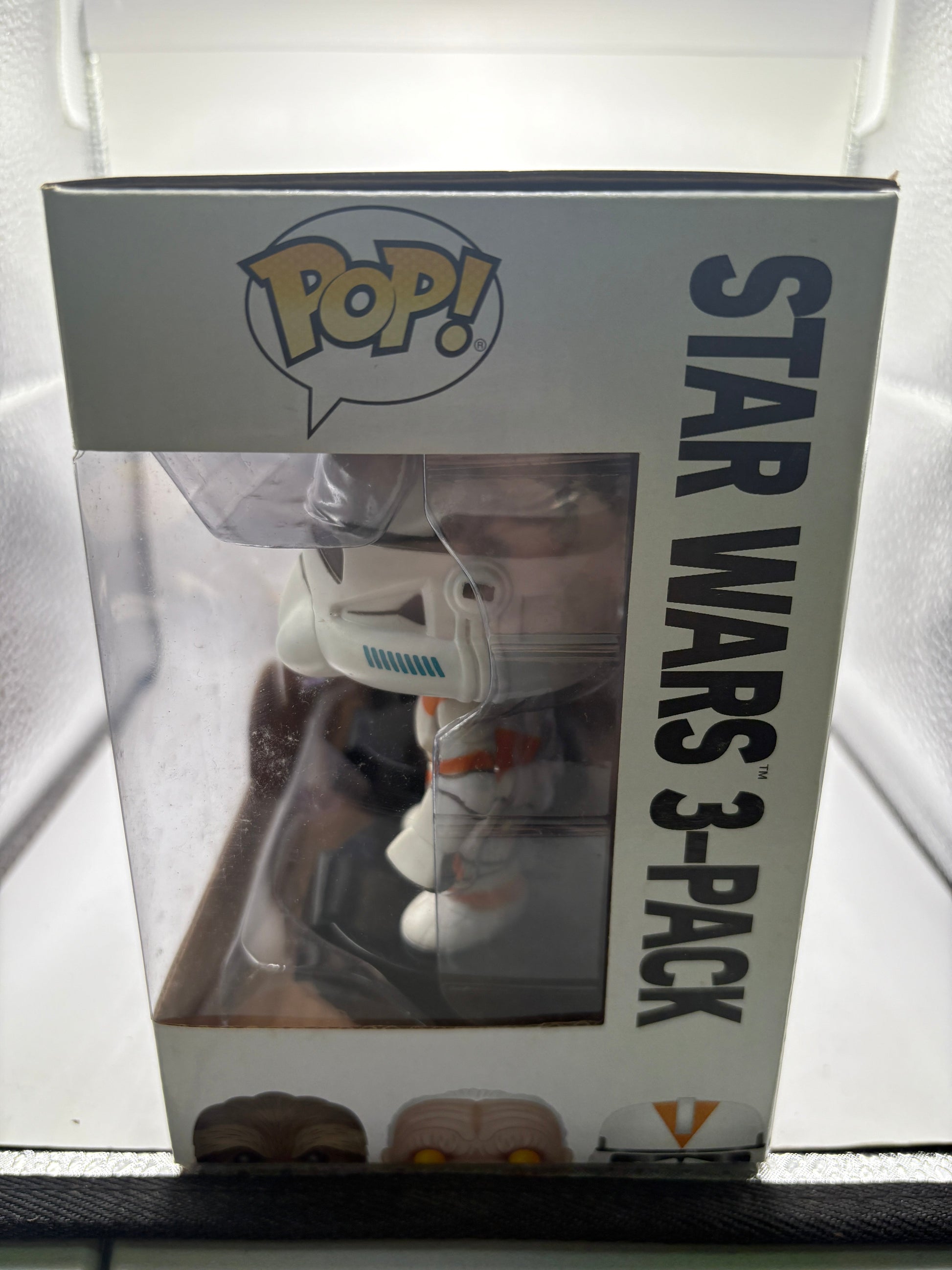 Funko Pop! Star Wars 3-Pack Tarfful Unhooded Emperor Utapau Clone Trooper FRENLY BRICKS - Open 7 Days