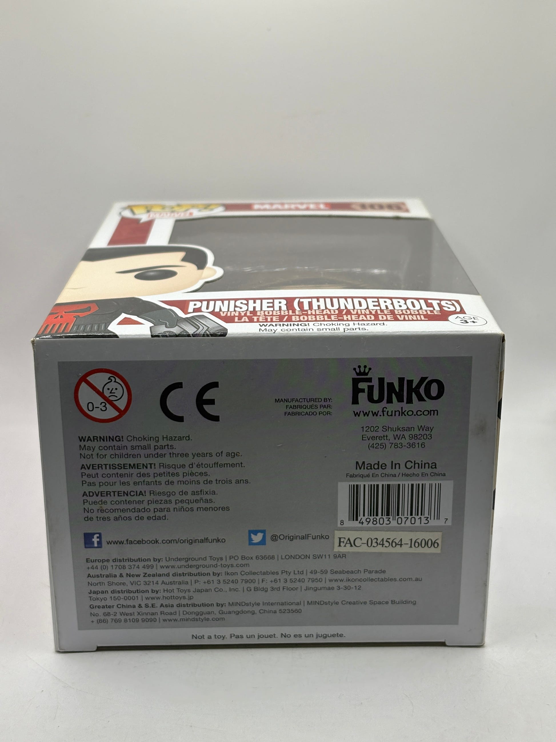 Funko POP! Marvel #106 Punisher (Thunderbolts) Vinyl Bobble Head FRENLY BRICKS - Open 7 Days image 6