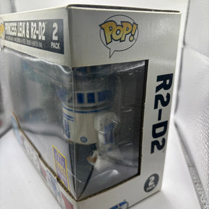 Funko POP! Princess Leia & R2-D2 2 Pack 2017 Summer Convention FRENLY BRICKS - Open 7 Days