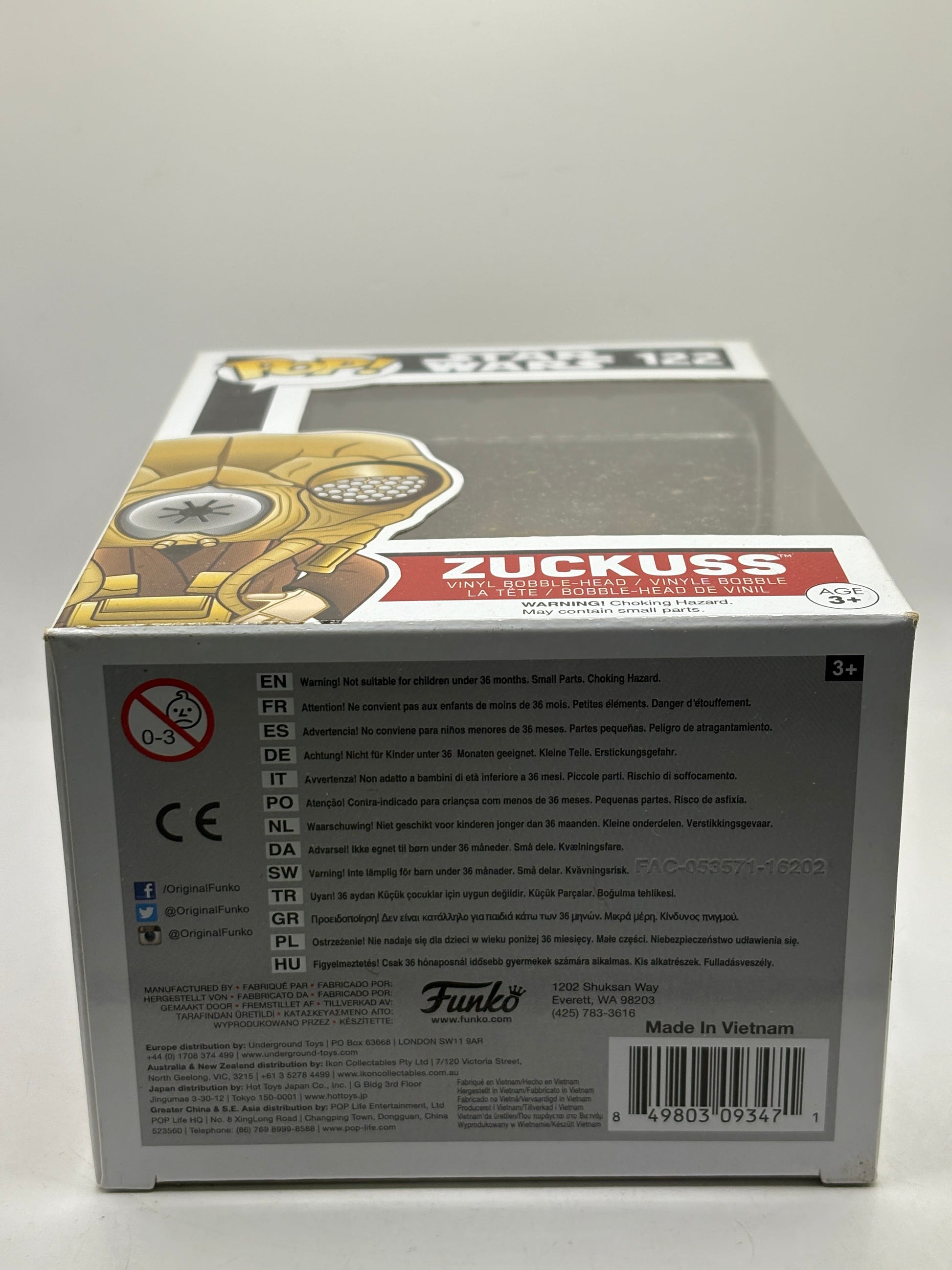 Funko POP! Star Wars #122 Zuckuss Vinyl Bobble Head FRENLY BRICKS - Open 7 Days image 6