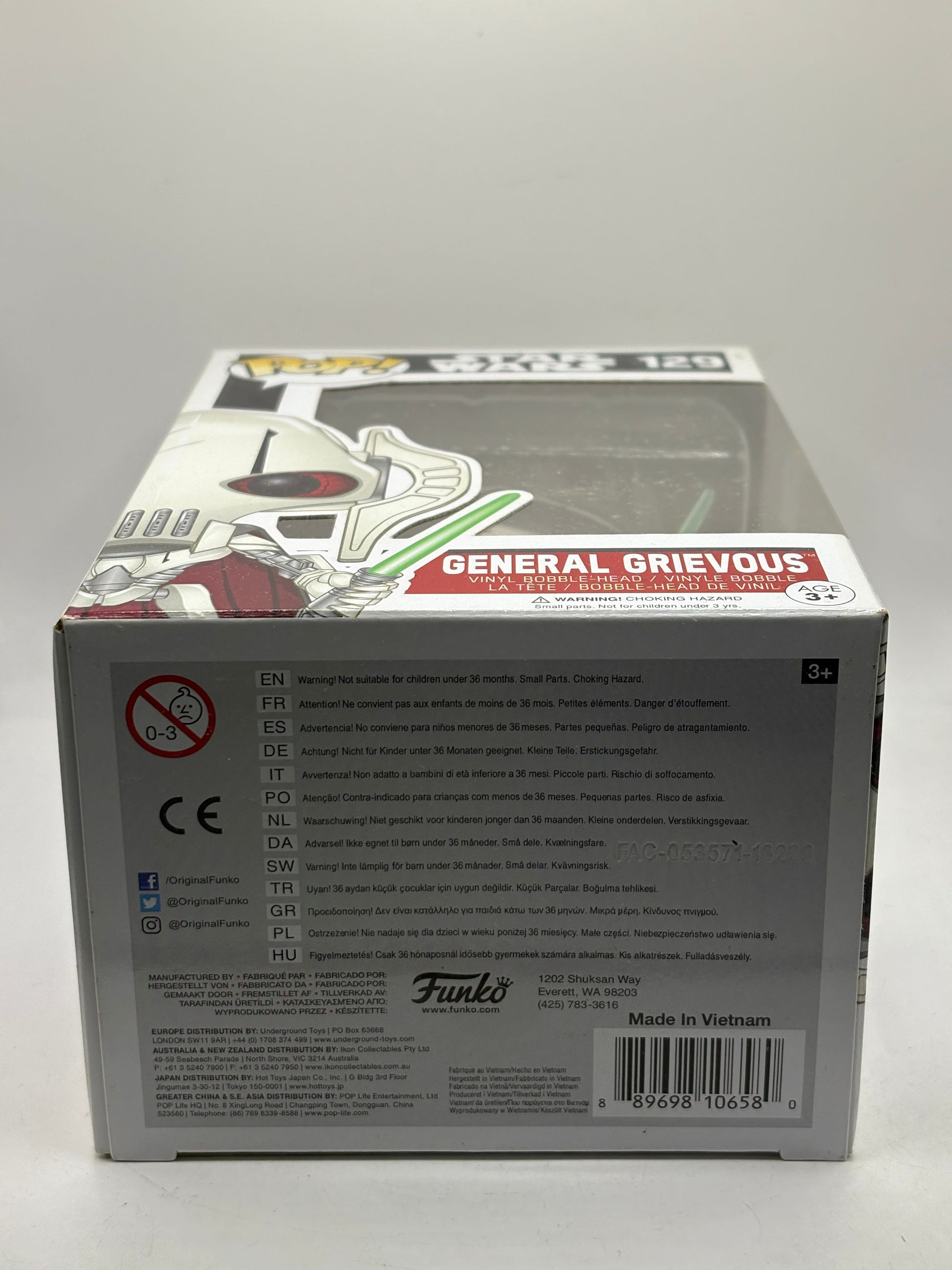 Funko POP! Star Wars #129 General Grievous Vinyl Bobble Head FRENLY BRICKS - Open 7 Days image 6
