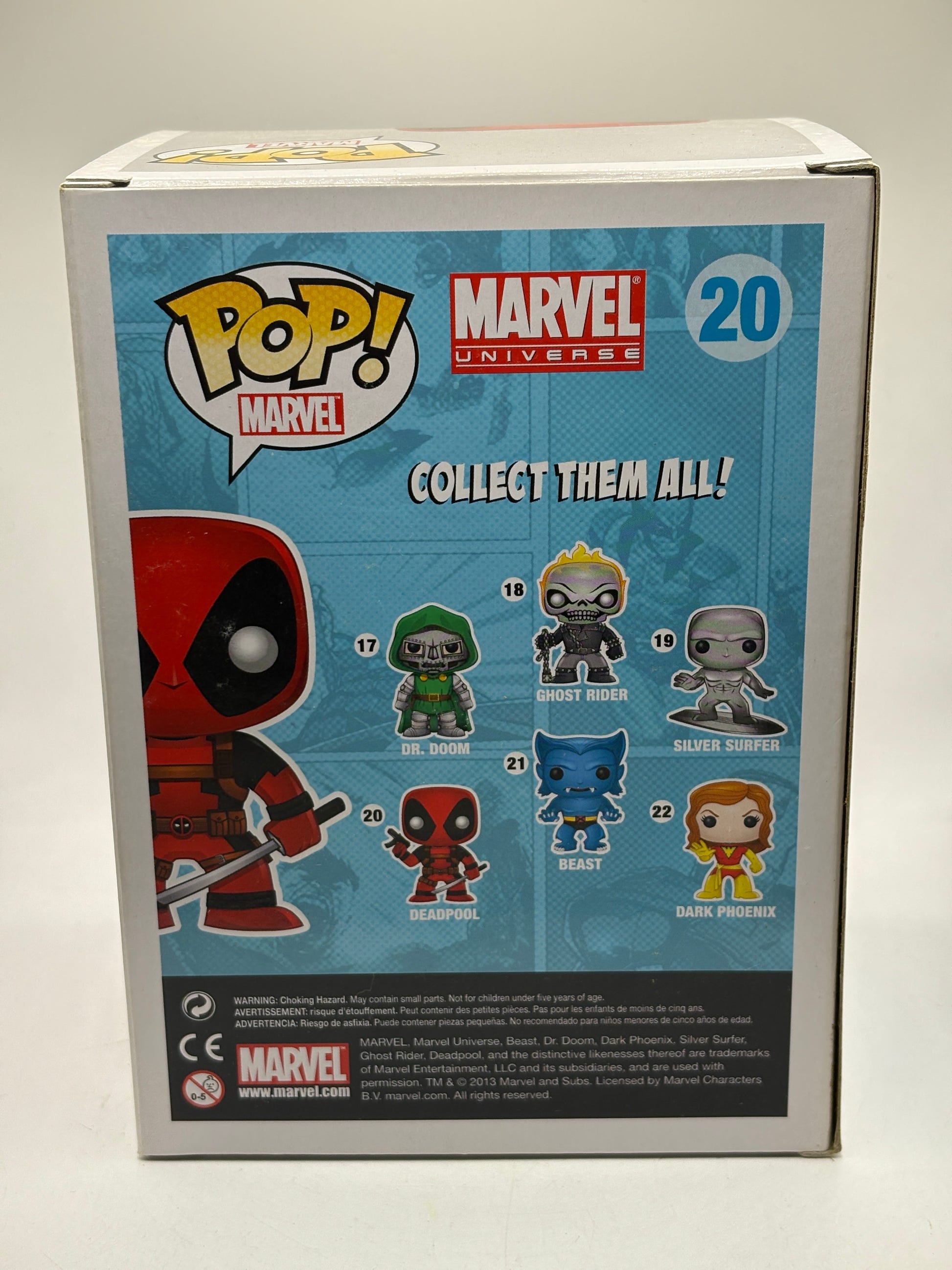 Funko POP! Marvel Universe #20 Deadpool Hot Topic Vinyl Bobble Head FRENLY BRICKS - Open 7 Days image 3