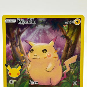 Pokemon TCG Celebrations- Pikachu 005/025 Full Art LP FRENLY BRICKS - Open 7 Days