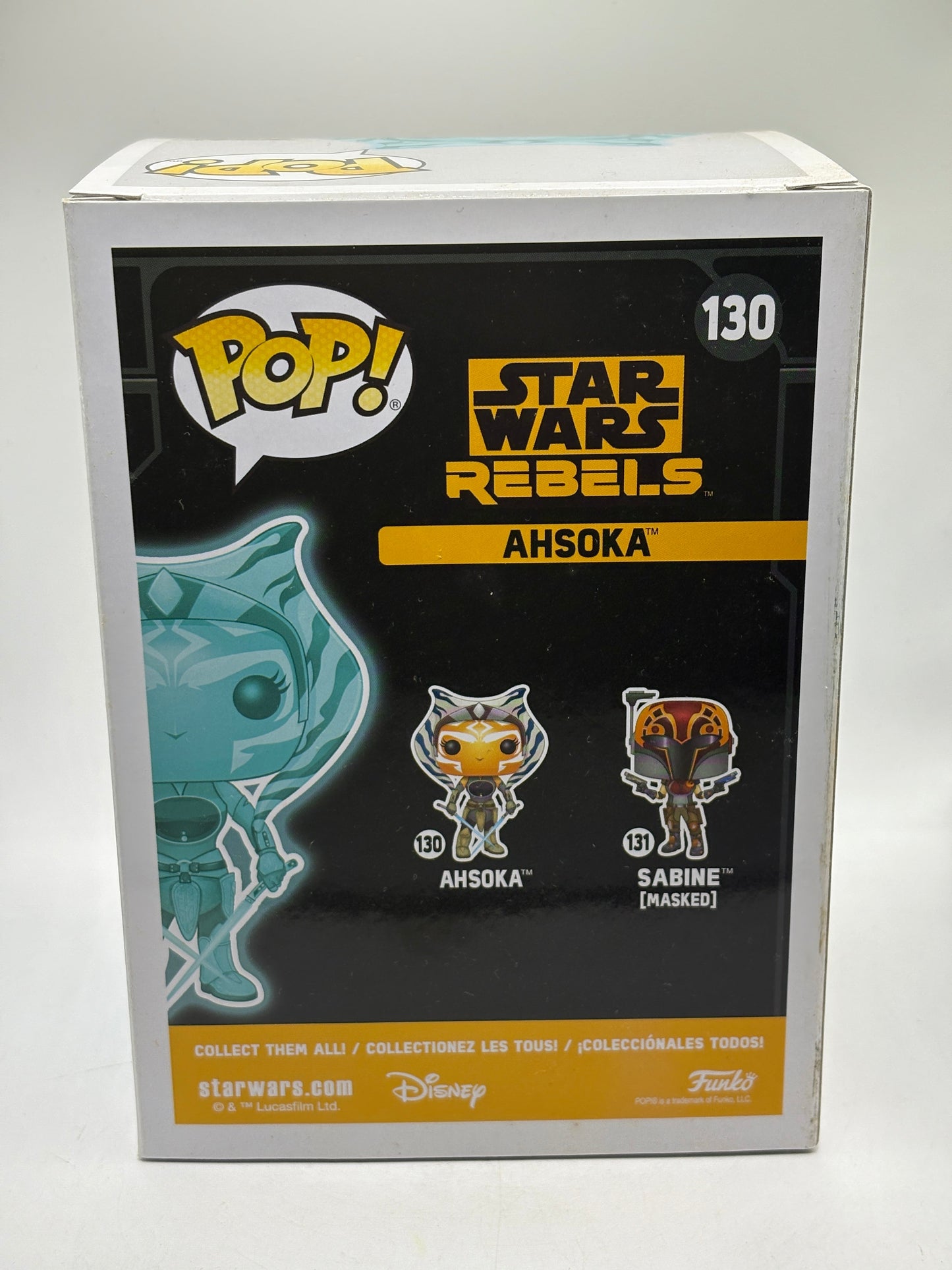 Funko POP! Star Wars Rebels #130 Ahsoka Glow Vinyl Bobble Head FRENLY BRICKS - Open 7 Days