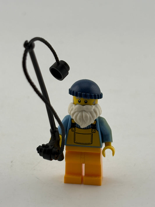 2011 Lego Minifigures Series 3 Retired Fisherman 8803 col037 FRENLY BRICKS - Open 7 Days