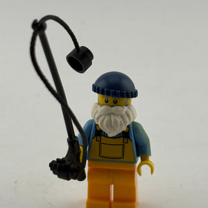 2011 Lego Minifigures Series 3 Retired Fisherman 8803 col037 FRENLY BRICKS - Open 7 Days