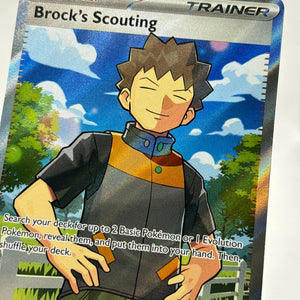 Pokemon TCG Journey Together - Brock’s Scouting 179/159 Illustration Rare NM FRENLY BRICKS - Open 7 Days
