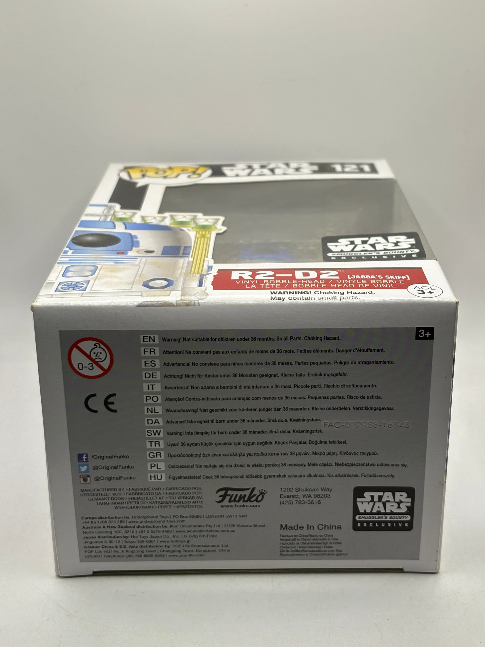 Funko POP! Star Wars #121 R2-D2 Jabba’s Skiff Smugglers Bounty Exclusive FRENLY BRICKS - Open 7 Days image 6