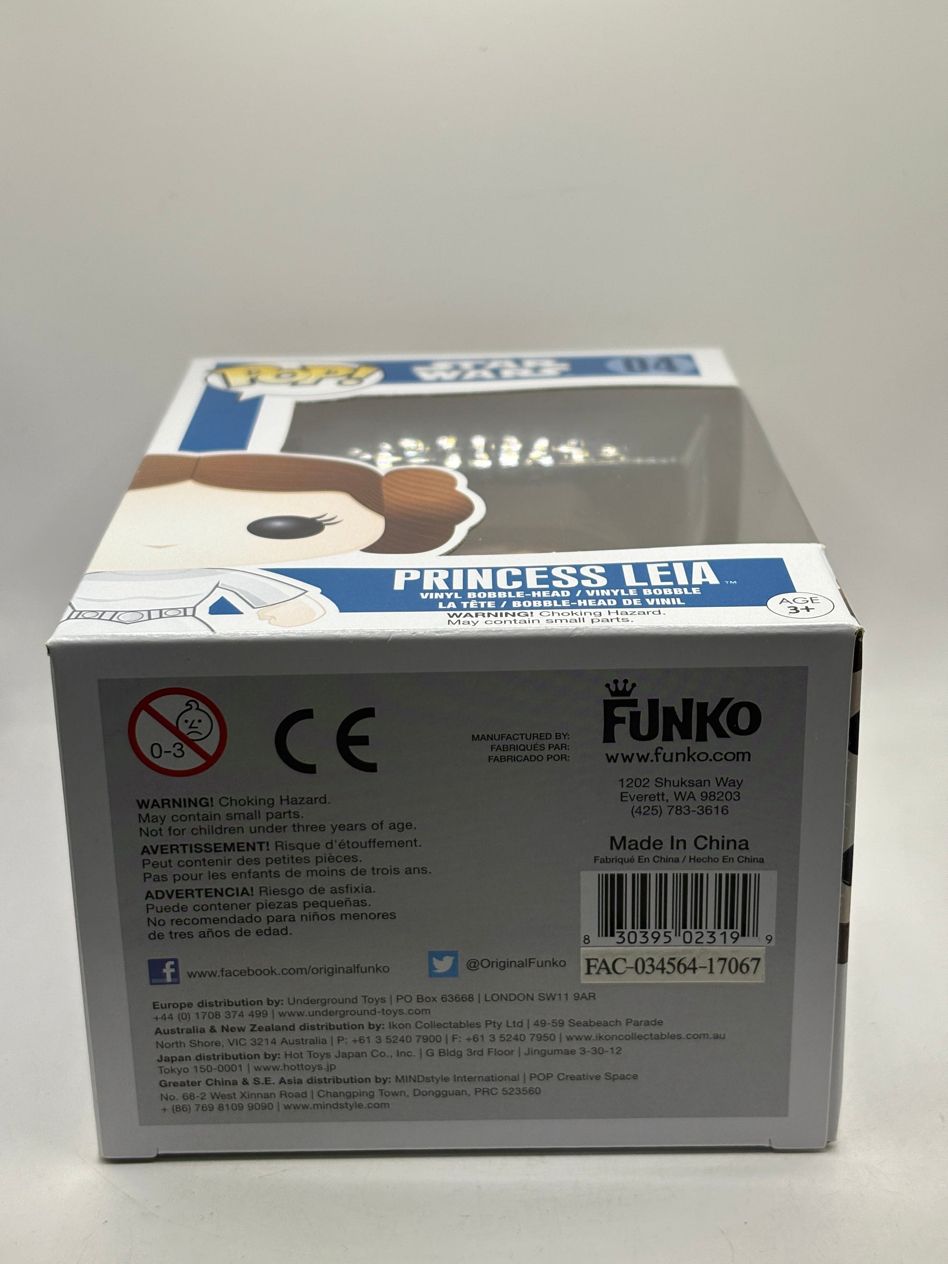 Funko POP Star Wars #04 Princess Leia Vinyl Bobble Head 2017 FRENLY BRICKS - Open 7 Days