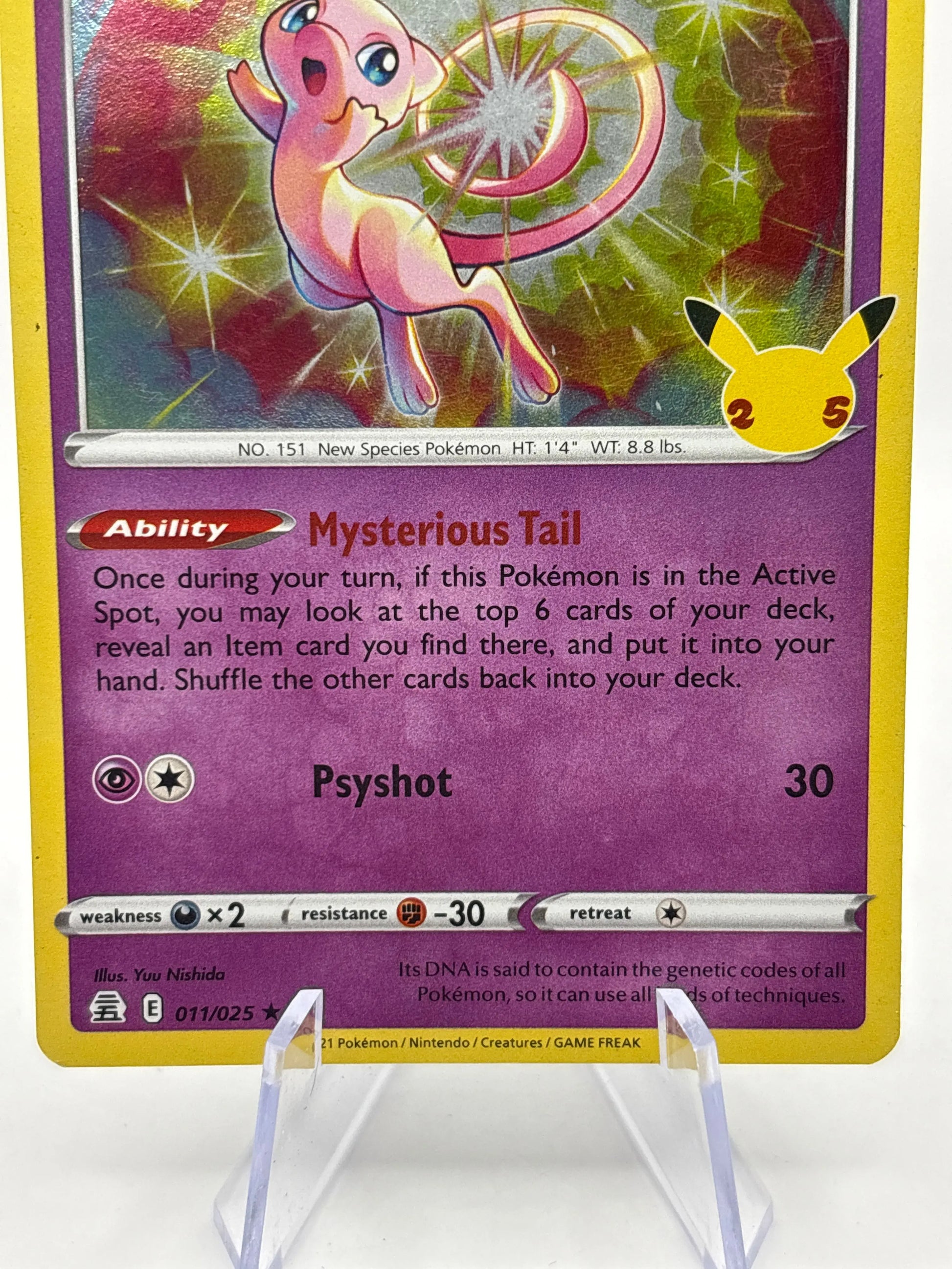 Pokemon TCG Celebrations- Mew 011/025 Holo LP FRENLY BRICKS - Open 7 Days