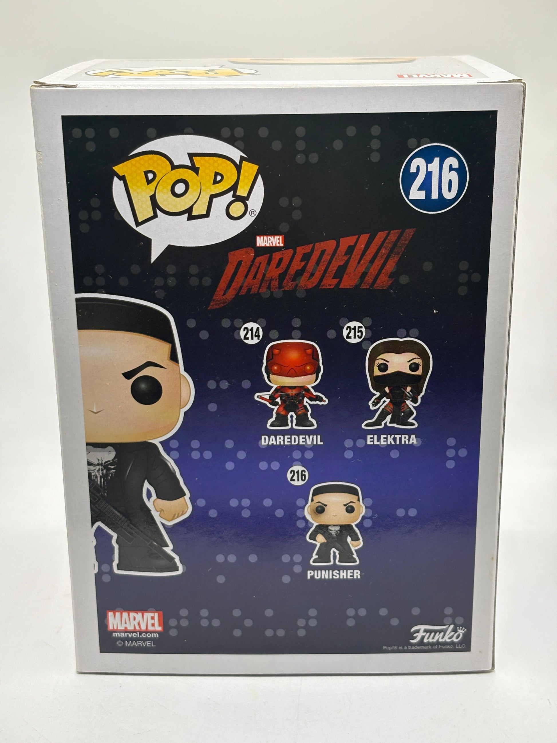 Funko POP! Marvel Daredevil #216 Punisher Vinyl Bobble Head FRENLY BRICKS - Open 7 Days