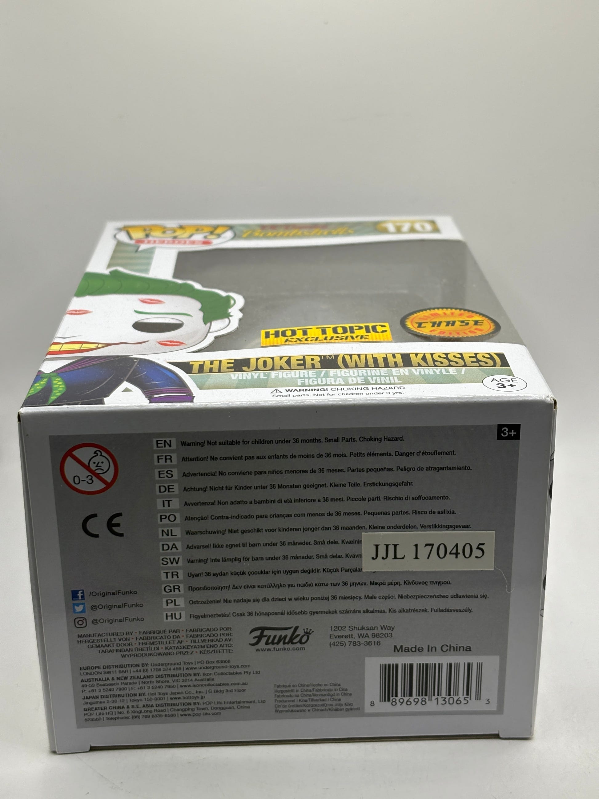 Funko POP! Heroes DC Bombshells #170 The Joker with Kisses Chase Hot Topic, photo 6 image 6