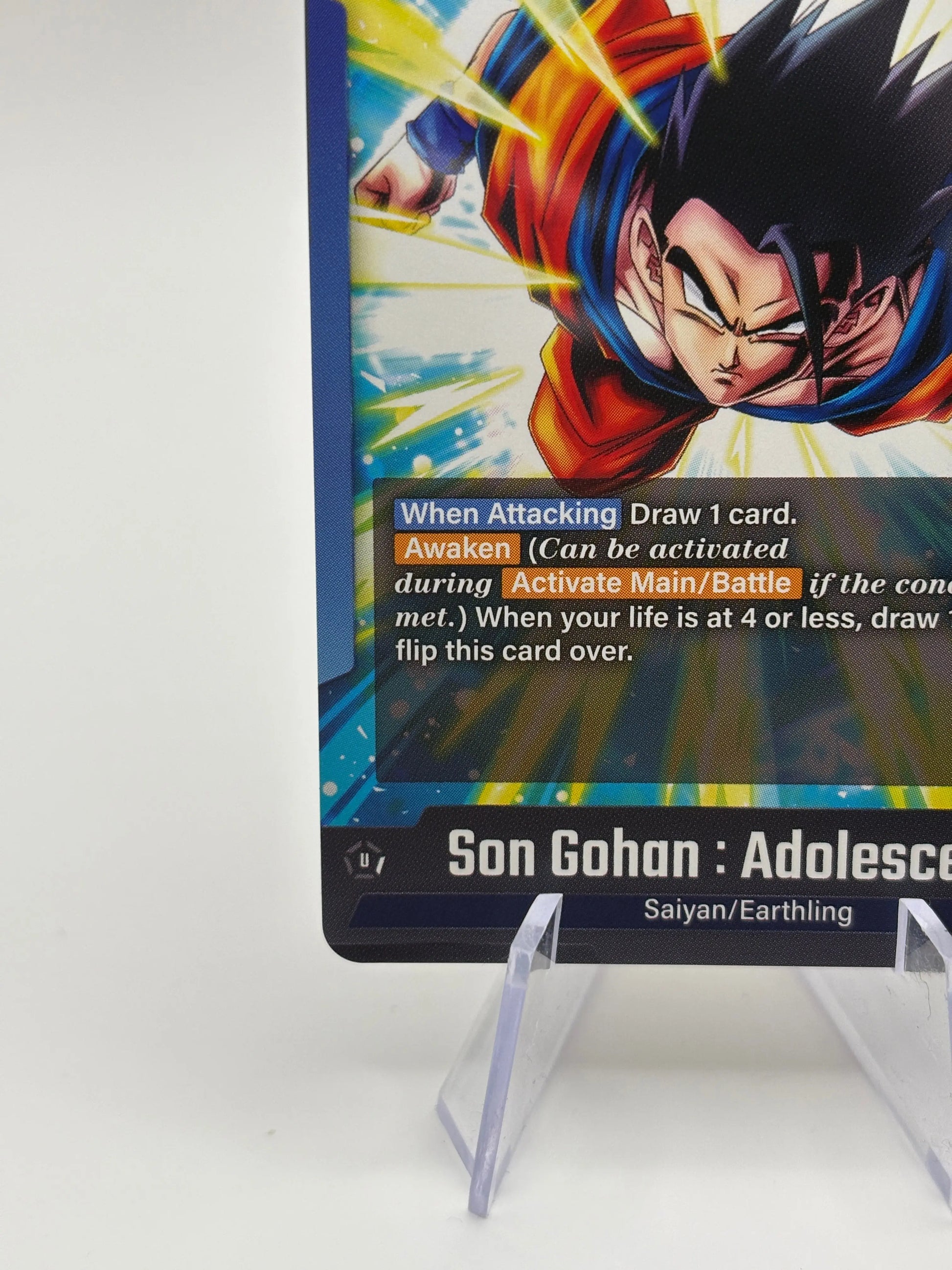 Dragon Ball Fusion World TCG - Son Gohan : Adolescence FB04-026 Leader Alt FRENLY BRICKS - Open 7 Days