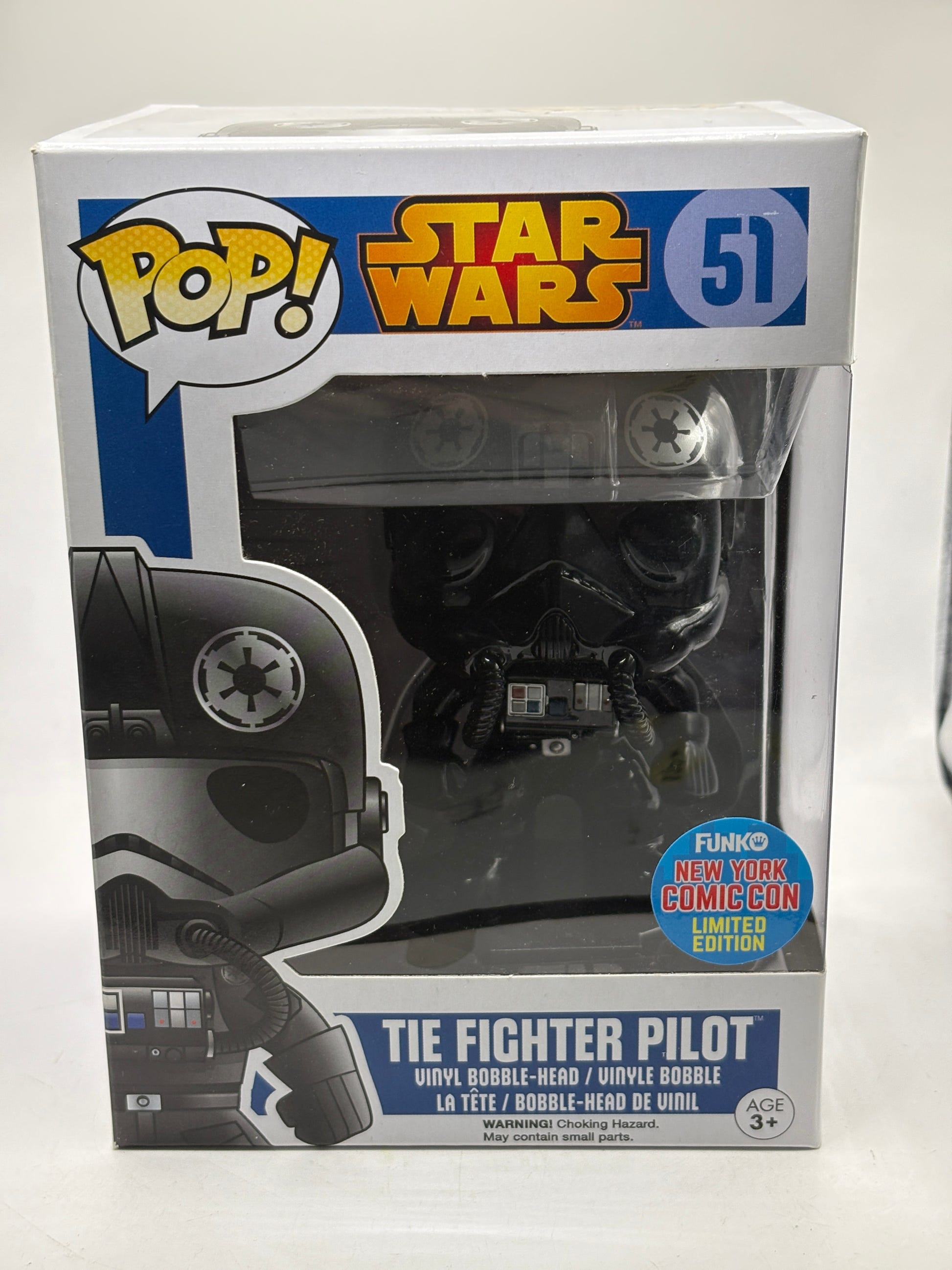 Funko POP! Star Wars #51 Tie Fighter Pilot New York Comic Con Limited Edition FRENLY BRICKS - Open 7 Days image 1