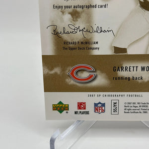 2007 SP Chirography Football #121 Garrett Wolfe Auto /699 FRENLY BRICKS - Open 7 Days