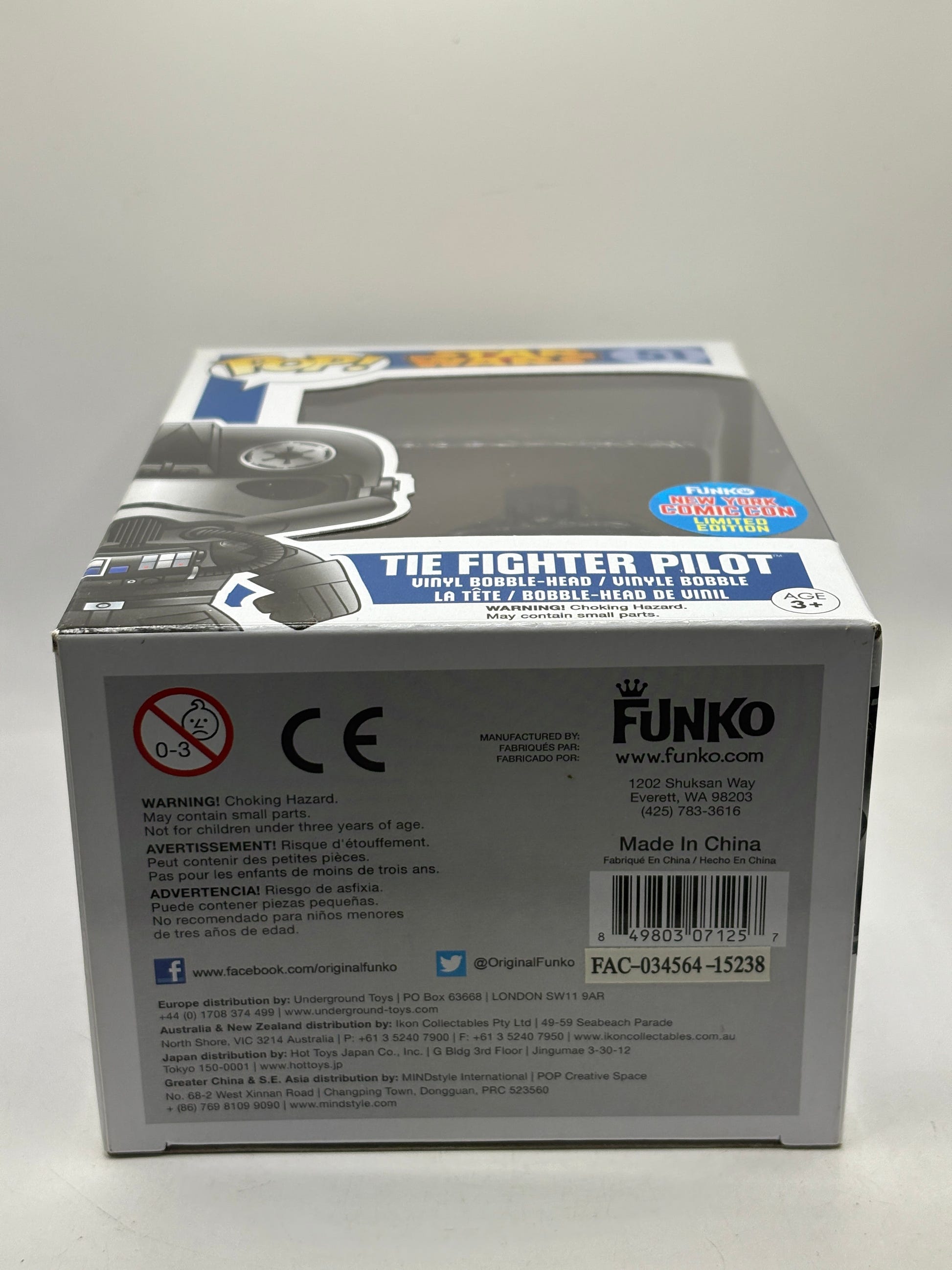 Funko POP! Star Wars #51 Tie Fighter Pilot New York Comic Con Limited Edition FRENLY BRICKS - Open 7 Days image 6
